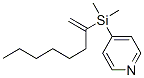 Pyridine, 4-[dimethyl(1-methyleneheptyl)silyl]- (9CI)|