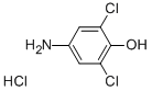 4-アミノ-2,6-ジクロロフェノール 塩酸塩 化学構造式