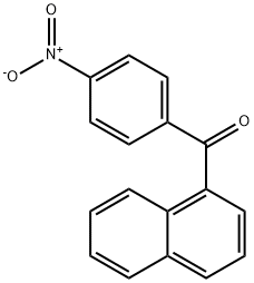 1-NAPHTHYL-4-NITROPHENYL KETONE 化学構造式