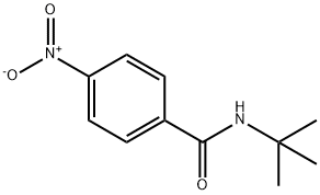 N-(tert-butyl)-4-nitrobenzamide Struktur