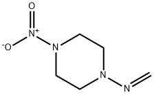 1-Piperazinamine,N-methylene-4-nitro-(9CI) 结构式