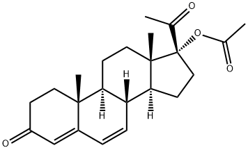 6,7-Dehydro-17α-acetoxy Progesterone,425-51-4,结构式