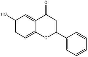 6-羟基黄烷酮,4250-77-5,结构式