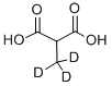 メチル-D3-マロン酸 化学構造式