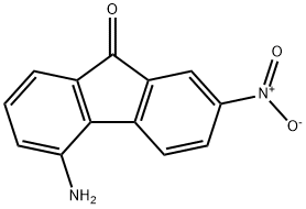 5-Amino-2-nitro-9H-fluoren-9-one Struktur