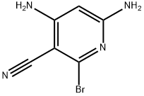 4,6-diamino-2-bromonicotinonitrile Struktur