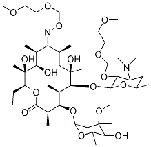 Roxithromycin impurity I 化学構造式