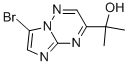 2-(3-BROMOIMIDAZO[1,2-B][1,2,4]TRIAZIN-7-YL)PROPAN-2-OL Struktur