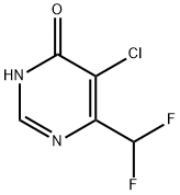 5-CHLORO-4-HYDROXY-6-DIFLUOROMETHYLPYRIMIDINE Structure