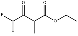 Butanoic  acid,  4,4-difluoro-2-methyl-3-oxo-,  ethyl  ester Structure