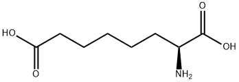 (S)-2-アミノオクタン二酸 化学構造式