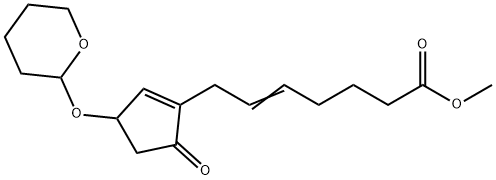 5-Heptenoic acid, 7-[5-oxo-3-[(tetrahydro-2H-pyran-2-yl)oxy]-1-cyclopenten-1-yl]-, Methyl ester|7-[5-氧代-3-[(四氢-2H-吡喃-2-基)氧基]-1-环戊烯-1-基]-5-庚烯酸甲酯(...)