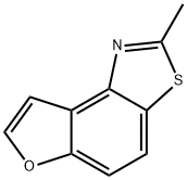 2-甲基苯并呋喃[4,5-D]噻唑 结构式