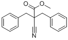 METHYL 2-BENZYL-2-CYANO-3-PHENYLPROPANOATE Struktur