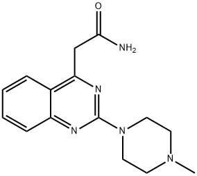 2-(2-(4-Methylpiperazin-1-yl)quinazolin-4-yl)acetaMide Structure