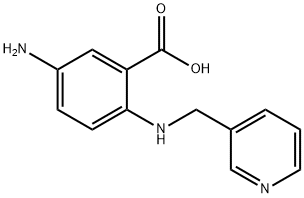 5-AMINO-2-[(PYRIDIN-3-YLMETHYL)-AMINO]-BENZOIC ACID Struktur