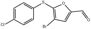 4-ブロモ-5-[(4-クロロフェニル)チオ]-2-フルアルデヒド price.