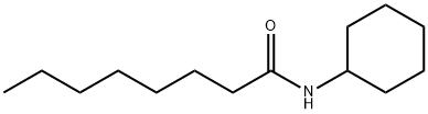 N-シクロヘキシルオクタンアミド 化学構造式