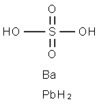 バリウム/鉛/硫酸,(1:x:x) 化学構造式