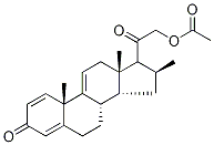 (16α)-21-(Acetyloxy)-16-methyl-pregna-1,4,9(11)-triene-3,20-dione, 4258-83-7, 结构式
