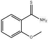 2-甲氧基苯硫代甲酰胺, 42590-97-6, 结构式