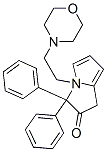 4-(2-モルホリノエチル)-3,3-ジフェニル-2-ピロリジノン 化学構造式