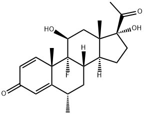 Fluorometholone Struktur