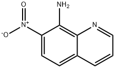 7-硝基喹啉-8-胺, 42606-35-9, 结构式
