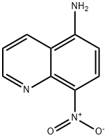 8-ニトロキノリン-5-アミン 化学構造式