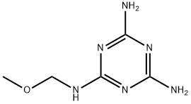 N-(methoxymethyl)-1,3,5-triazine-2,4,6-triamine Struktur