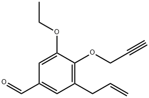 426221-47-8 3-アリル-5-エトキシ-4-(2-プロピン-1-イルオキシ)ベンズアルデヒド