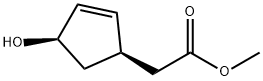 METHYL (1R,4R)-4-(HYDROXYMETHYL)CYCLOPENT-2-ENE-1-CARBOXYLATE, 426225-93-6, 结构式