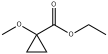 Cyclopropanecarboxylic acid, 1-methoxy-, ethyl ester (9CI) Structure