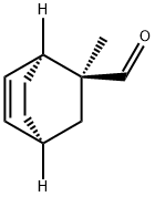 Bicyclo[2.2.2]oct-5-ene-2-carboxaldehyde, 2-methyl-, (1S,2S,4S)- (9CI) Structure