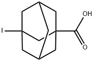 3-iodoadamantane-1-carboxylic acid,42711-77-3,结构式