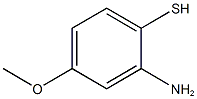 2-氨基-4-甲氧基苯硫醇 结构式