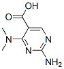 5-Pyrimidinecarboxylic acid, 2-amino-4-(dimethylamino)- (9CI) Struktur