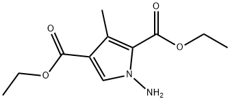 1-氨基-3-甲基-1H-吡咯-2,4-二羧酸二乙酯, 427878-69-1, 结构式