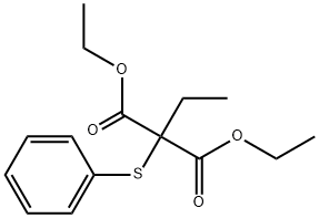 diethyl ethyl(phenylthio)malonate Structure