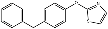 2-(p-benzylphenoxy)thiazole Structure