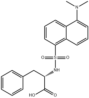 DANSYL-DL-PHENYLALANINE CYCLOHEXYLAMMONIUM SALT Structure
