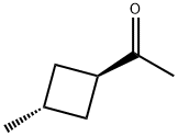 Ethanone, 1-(3-methylcyclobutyl)-, trans- (9CI) Structure