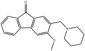 3-Methoxy-2-piperidinomethyl-9H-fluoren-9-one|