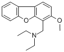 4-(Diethylamino)methyl-3-methoxydibenzofuran Structure