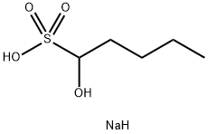 sodium 1-hydroxypentanesulphonate Structure