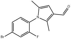 428495-37-8 1-(4-溴-2-氟苯基)-2,5-二甲基-1H-吡咯-3-甲醛