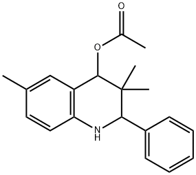 4-QUINOLINOL,1,2,3,4-TETRAHYDRO-3,3,6-TRIMETHYL-2-PHENYL-,아세테이트