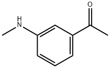 1-(3-(甲基氨基)苯基)乙酮 结构式