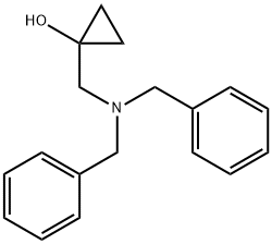 1-[[BIS(PHENYLMETHYL)AMINO]METHYL] CYCLOPROPANOL 化学構造式