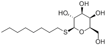 辛基-Β-D-硫代吡喃葡萄糖苷, 42891-16-7, 结构式